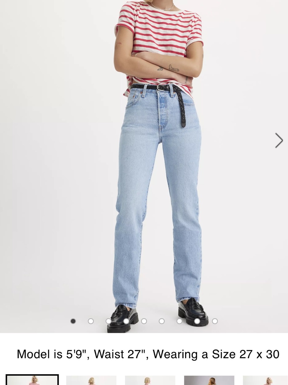 Levis 501 original fit women’s jeans